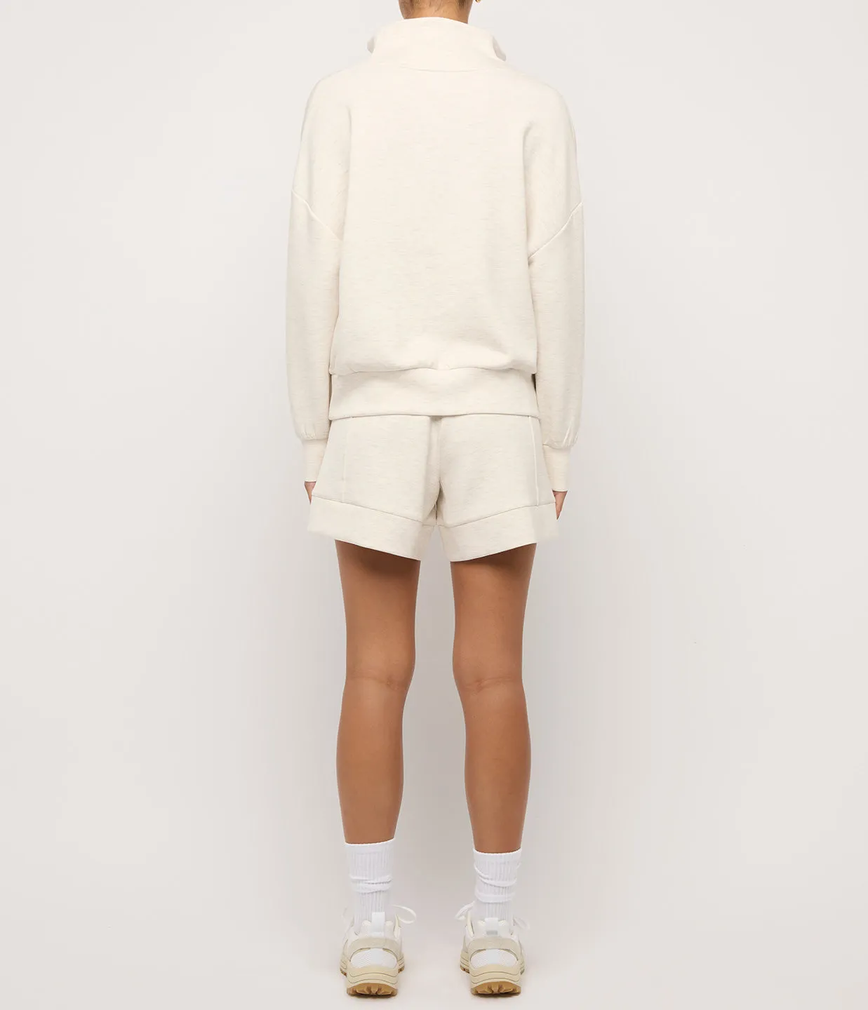 Alder Short in Ivory Marl