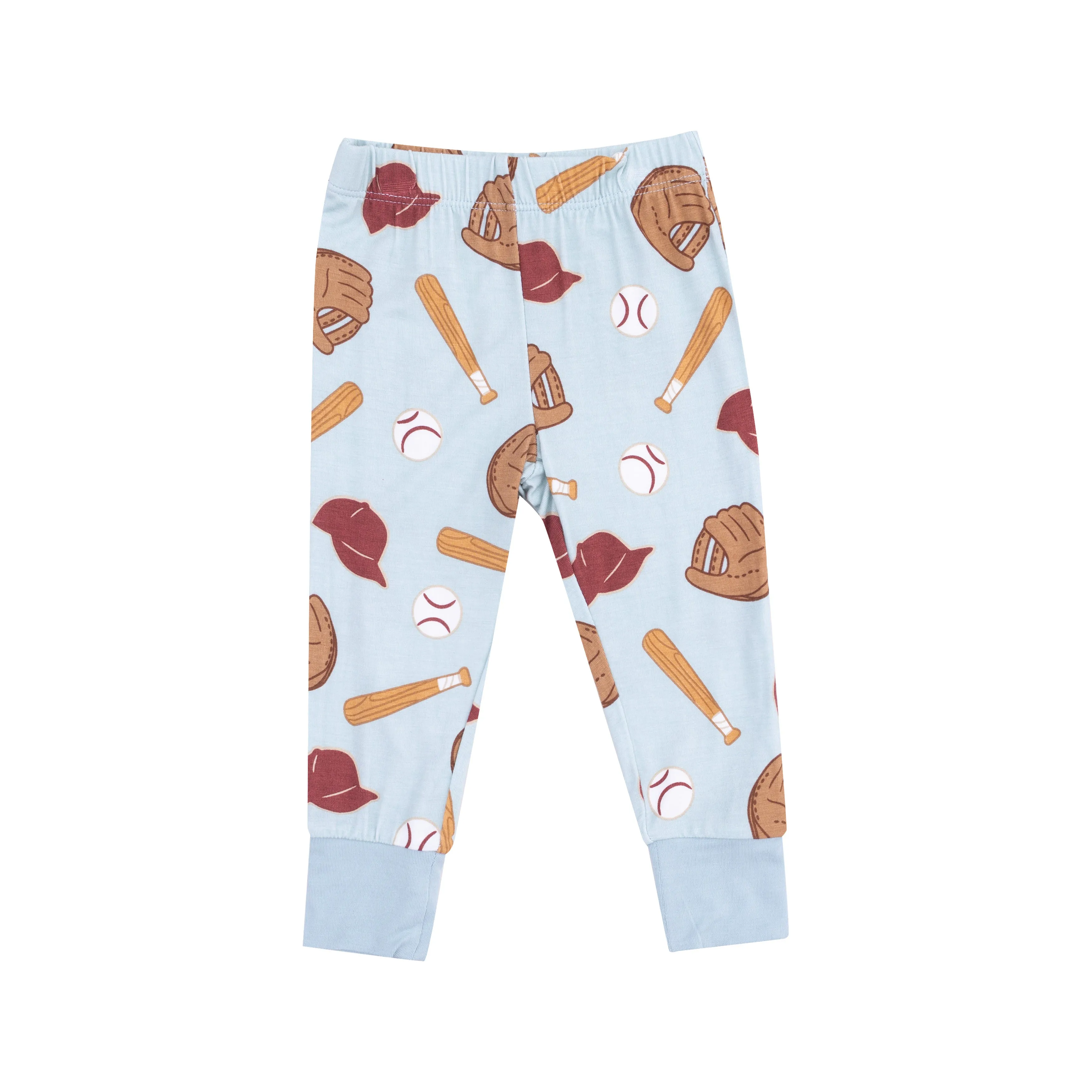 Baseball Shortsleeve Loungewear Set