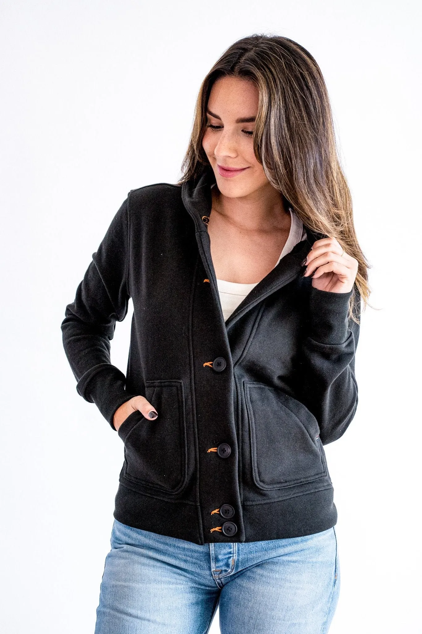 Bodega Cardigan | 140z 100% Cotton French Terry