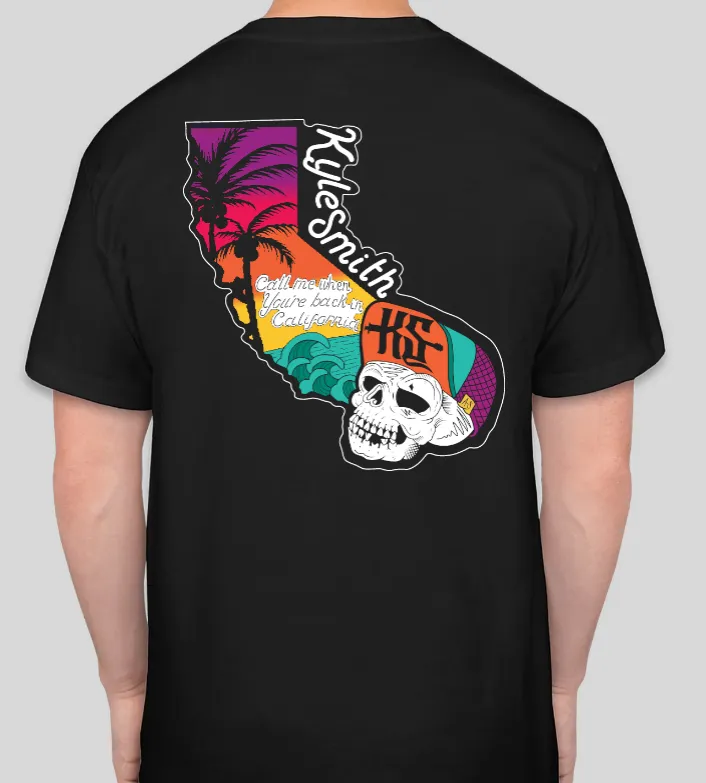 CA Beach Tee