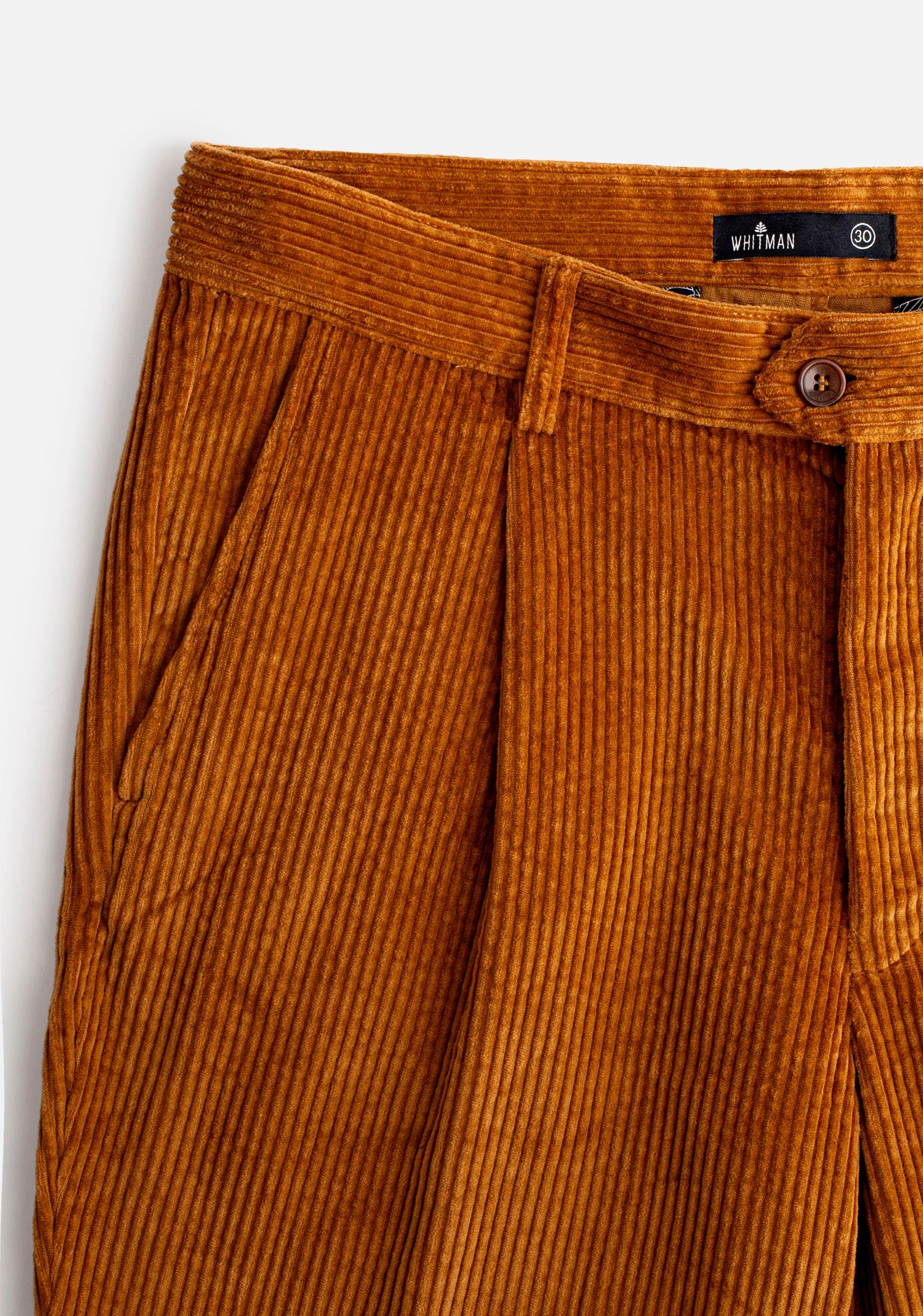 Hudson Corduroy Ochre Trousers