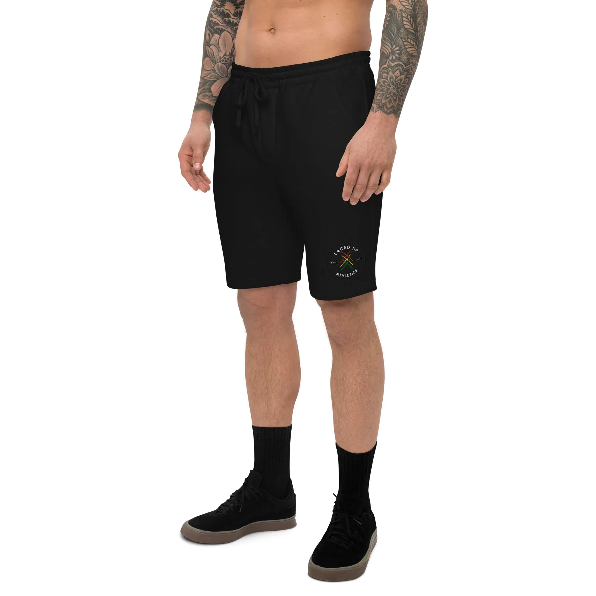 Laced Up Athletics Company Men's fleece shorts