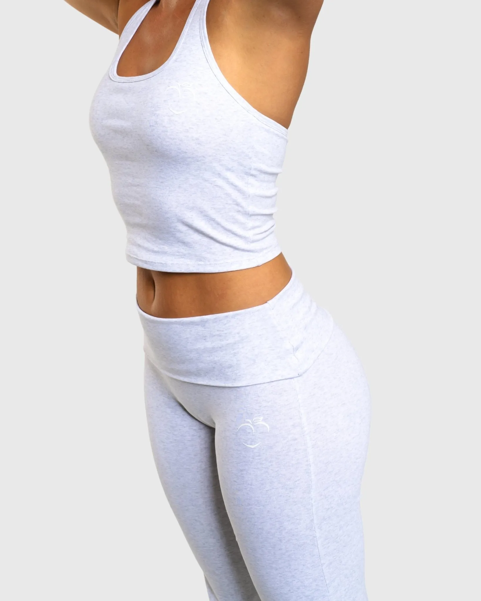 Light Grey Flow Halterneck Topp