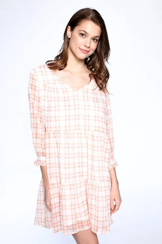 Light Plaid Night Dress