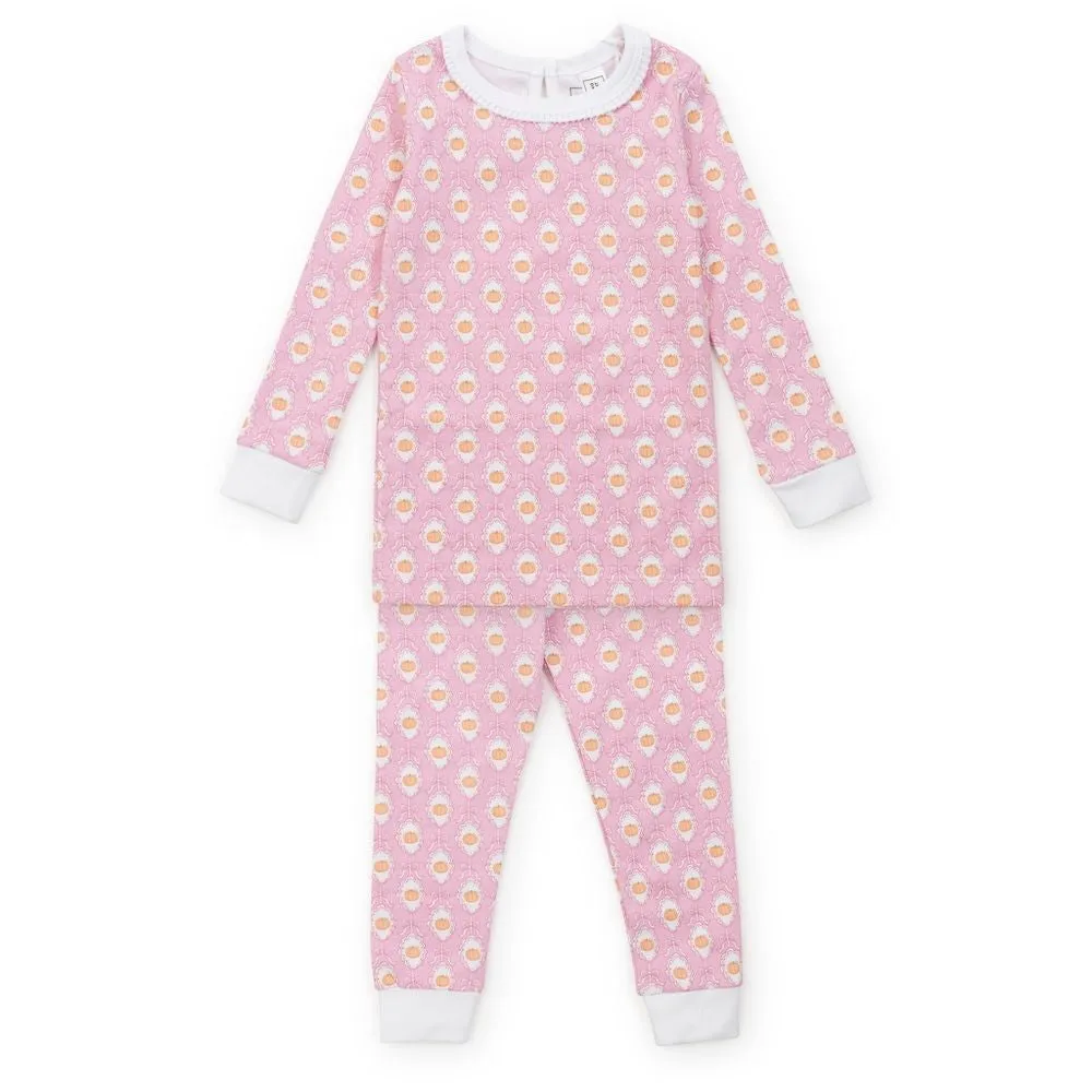 Lila & Hayes Girls Ava Pajamas - Pink Pretty Pumpkins