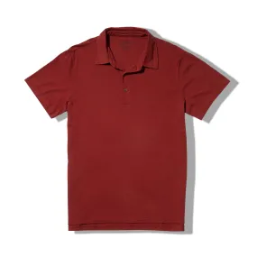 Pima Cotton Polo - Burnt Henna
