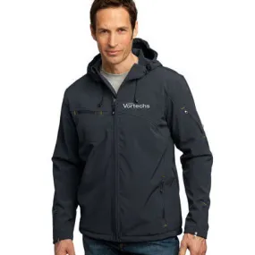 Port Authority Textured Hooded Soft Shell Jacket