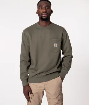 Relaxed Fit Pocket Sweatshirt