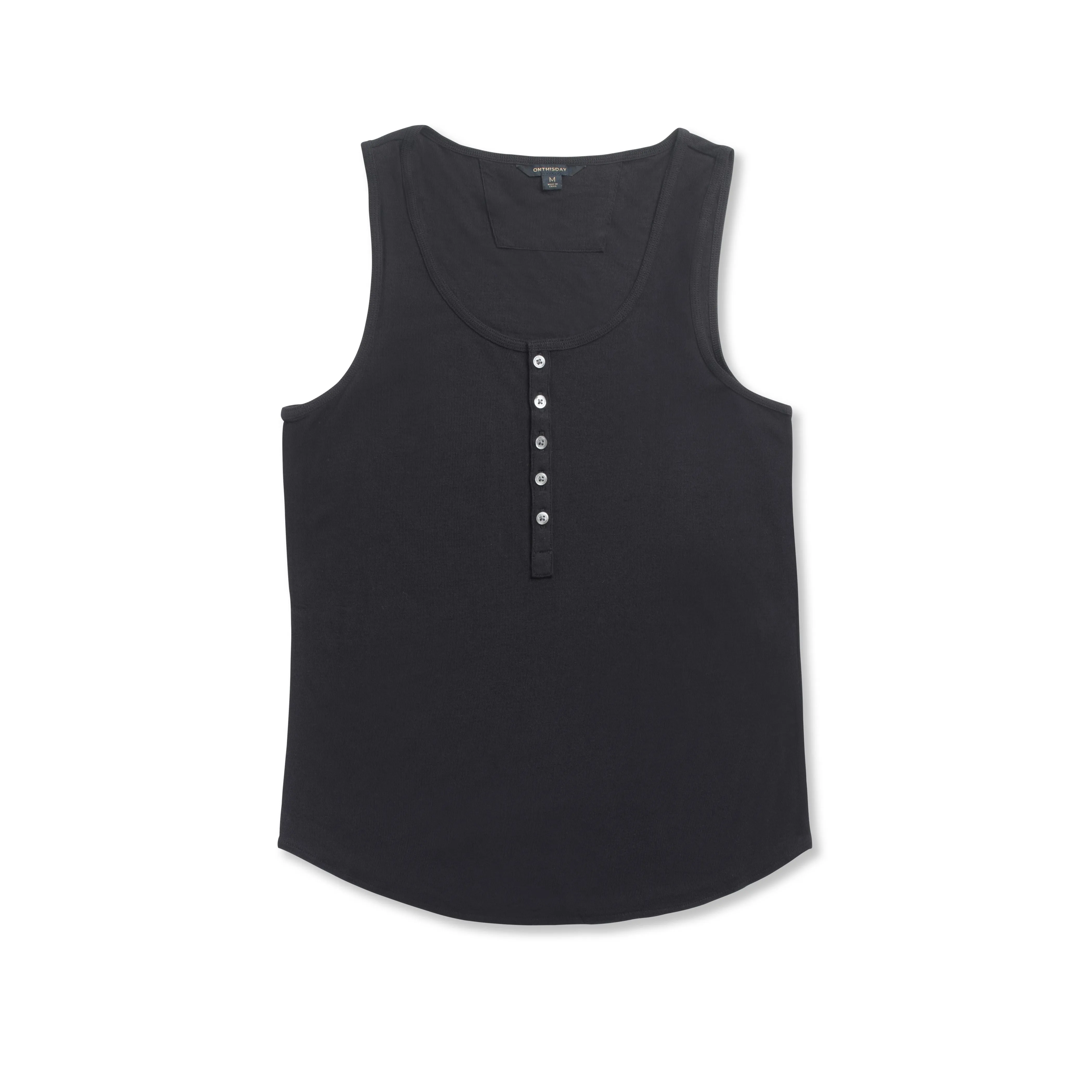 Ribbed Knit Tank (Midnight)