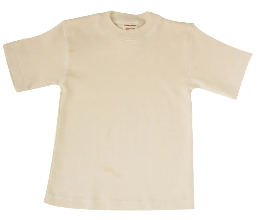 Short Sleeve Organic Natural Tees