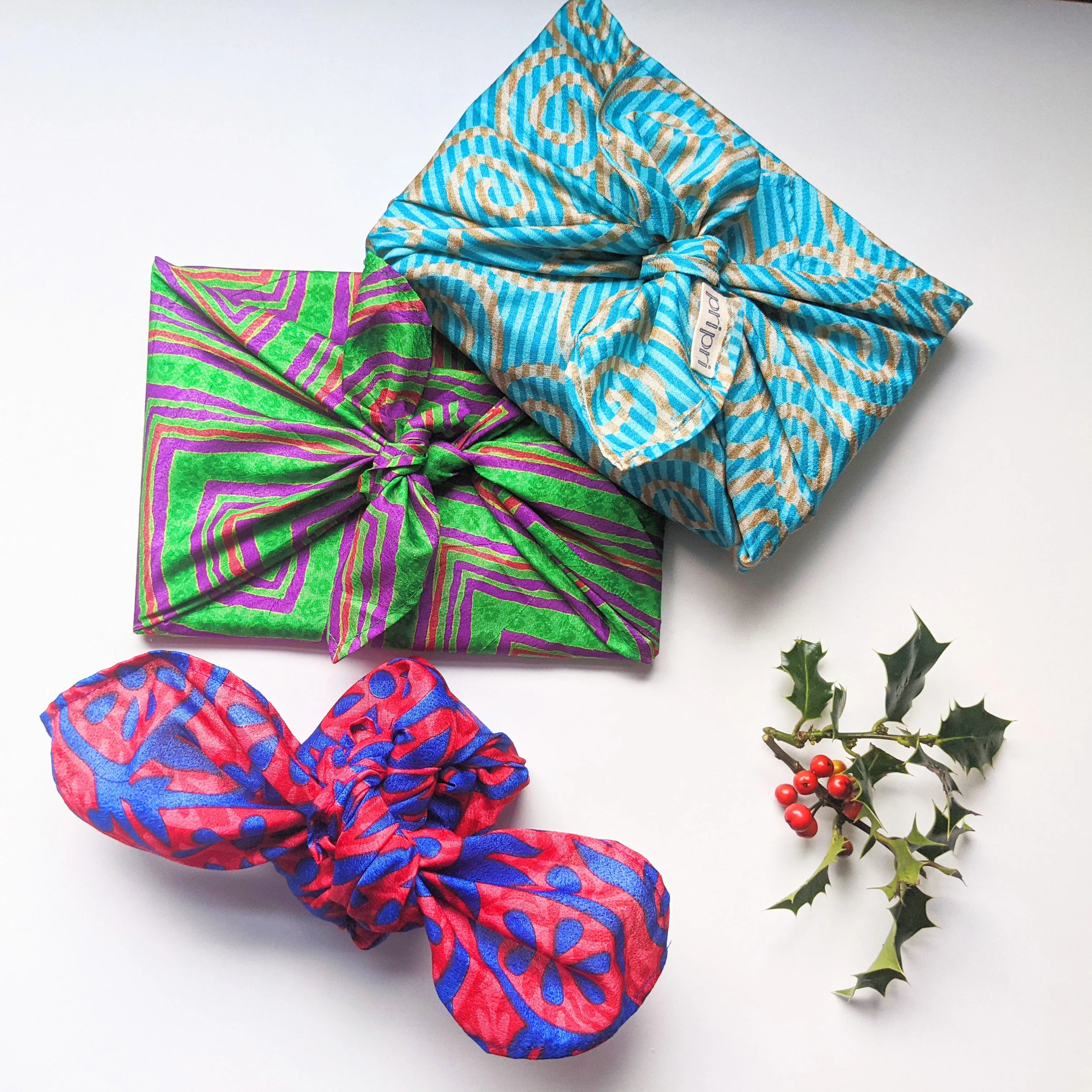 Upcycled Furoshiki Wraps