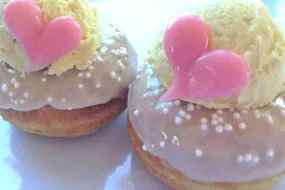 Vegan Lemony Lemon Mini Cake Donuts