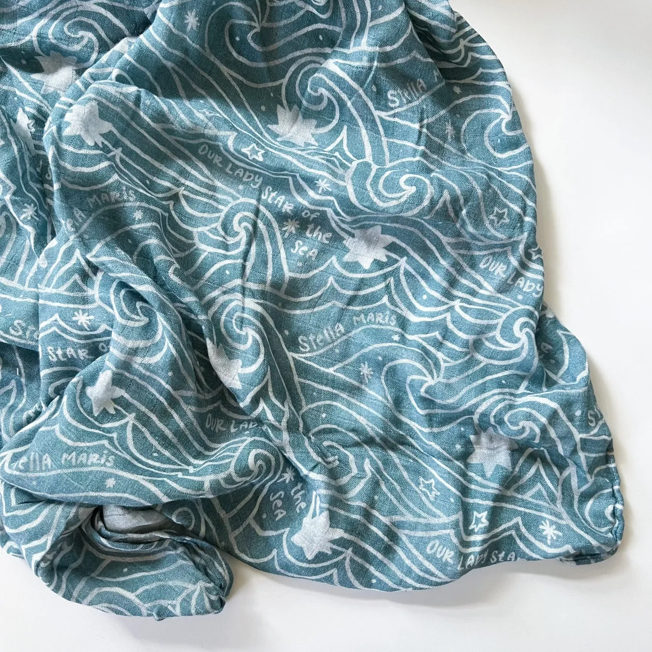 Waves Baby Swaddle - Stella Maris